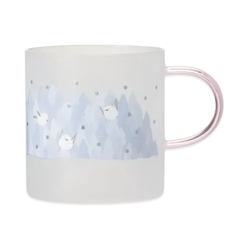 STARBUCKS Heat-Resistant Glass Mug Shimaenaga 355Ml "Clear"