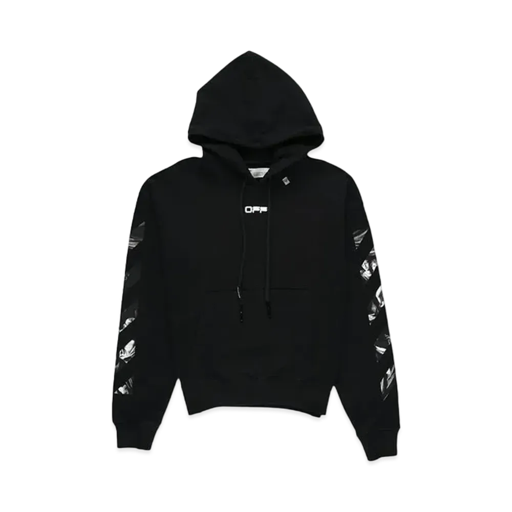 OFF-WHITE Caravaggio Square Over Hoodie "Black"