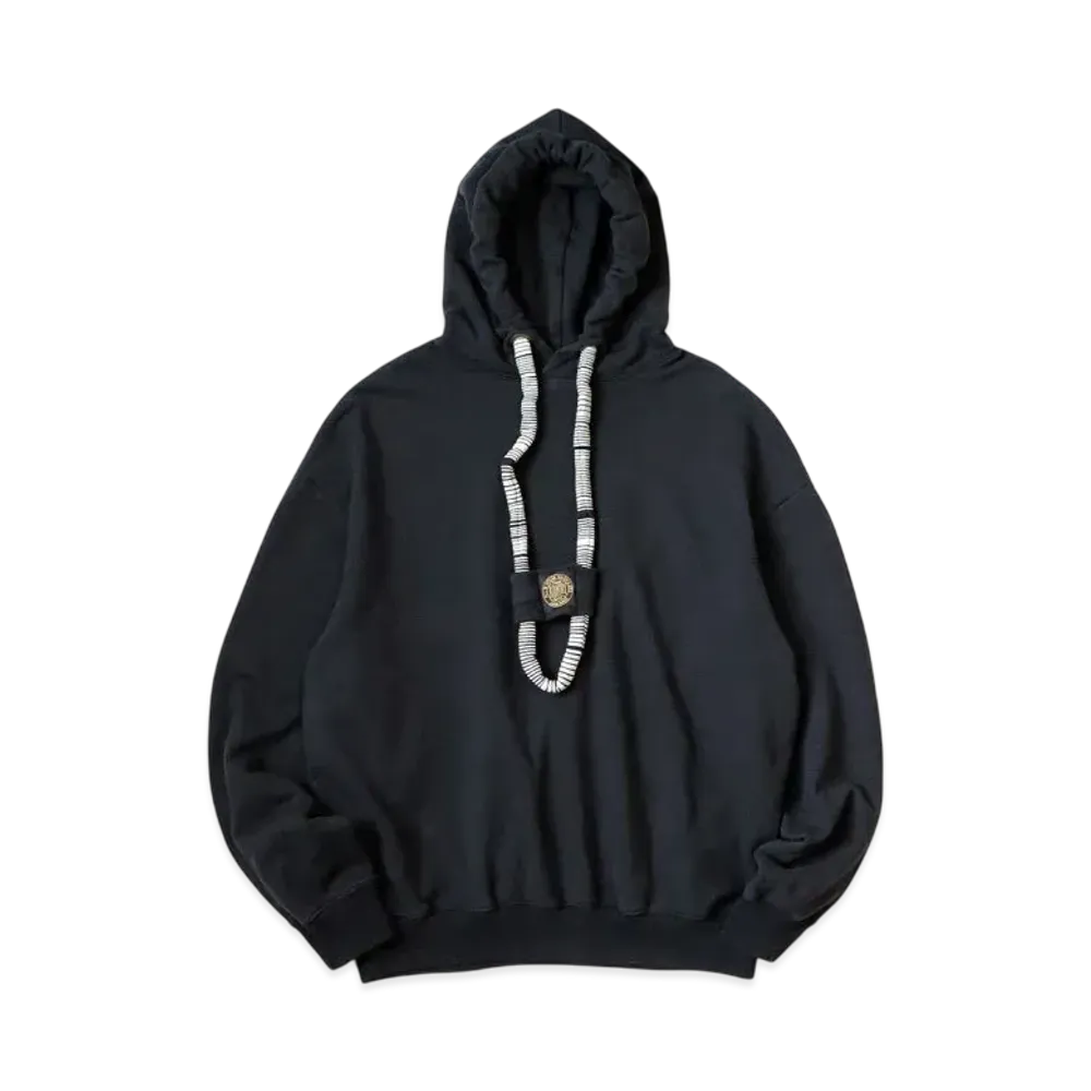 KAPITAL 30/- Fleece Dragon Hood Sweatshirt "Black"