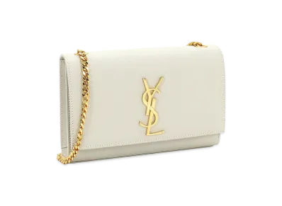 Saint Laurent Women's Shoulder Bag Kate Small "Crema Soft"