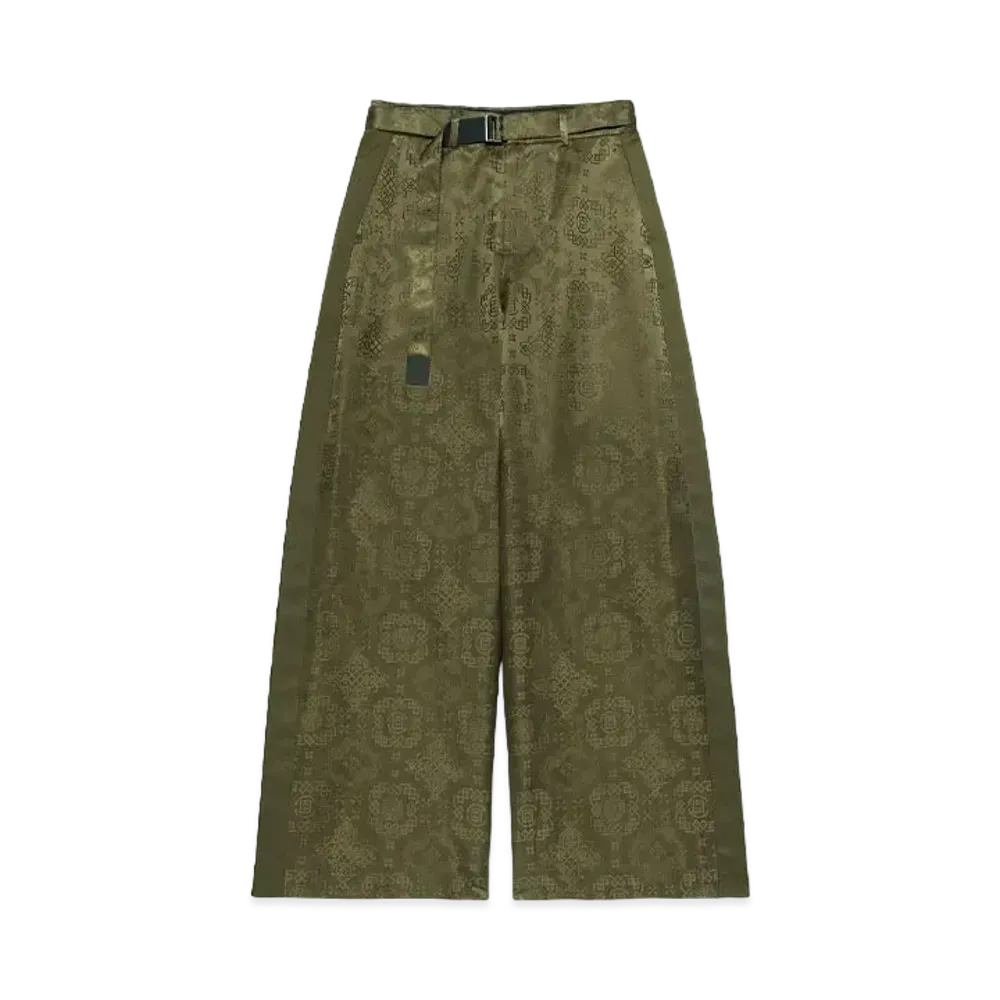 sacai x CLOT Women's Pants "Green"