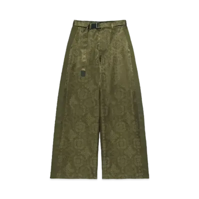sacai x CLOT Women's Pants "Green"
