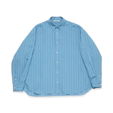 Acne Studios Button-up shirt "Blue multi"