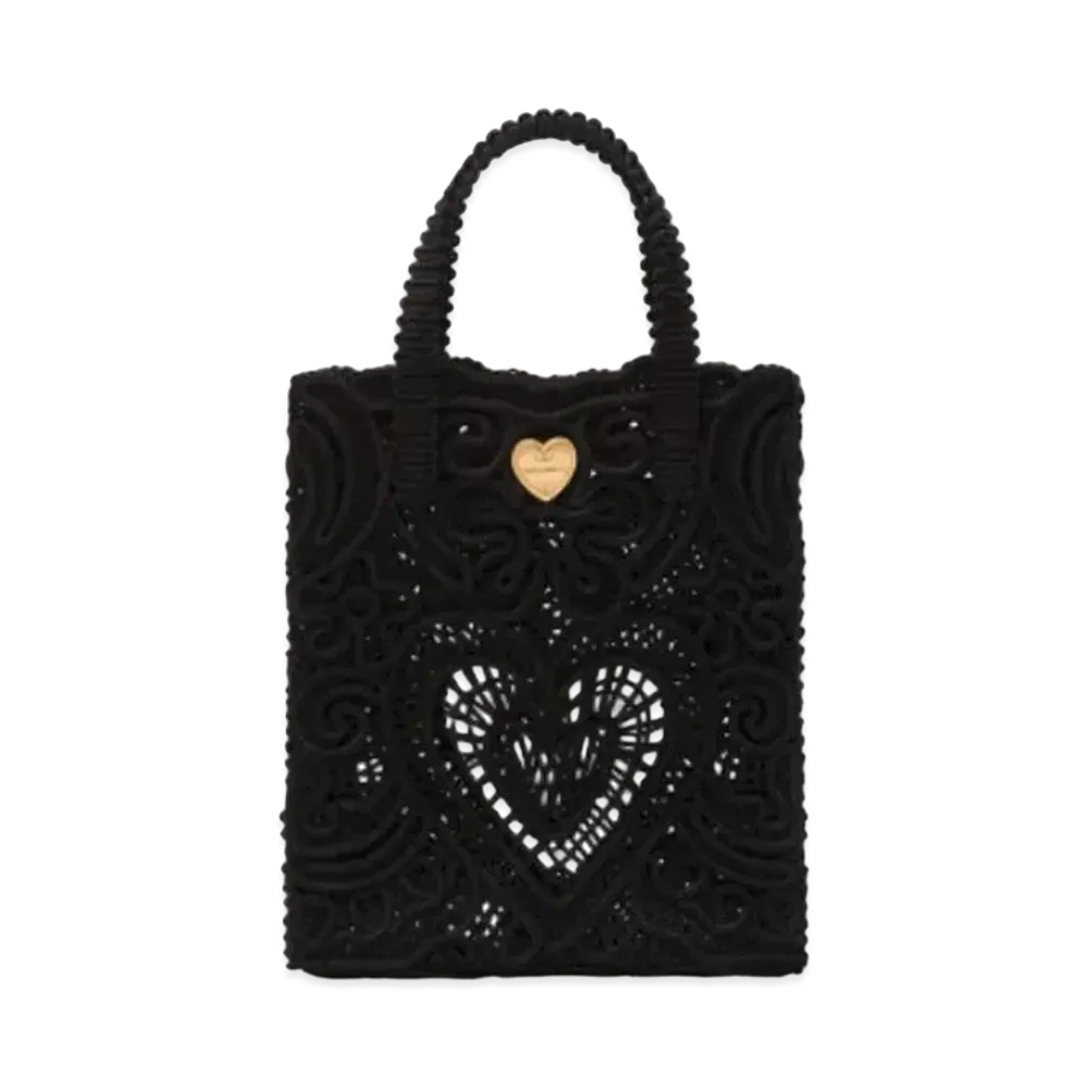 Dolce&Gabbana Beatrice Bag Small Code Race "Black"