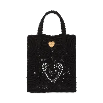 Dolce&Gabbana Beatrice Bag Small Code Race "Black"