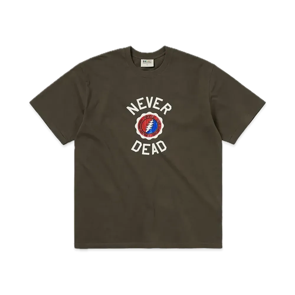thisisneverthat x Grateful Dead Never Dead Tee "Brown"