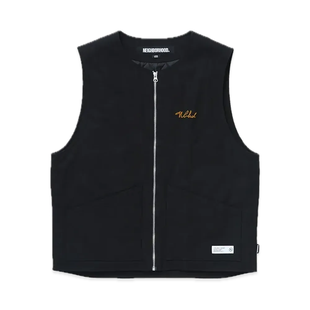 NEIGHBORHOOD Padded Work Vest "Black"