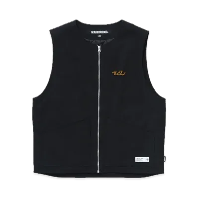 NEIGHBORHOOD Padded Work Vest "Black"