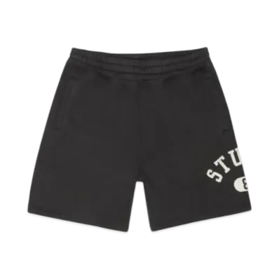 Stussy Varsity Fleece Short "Washed Black"