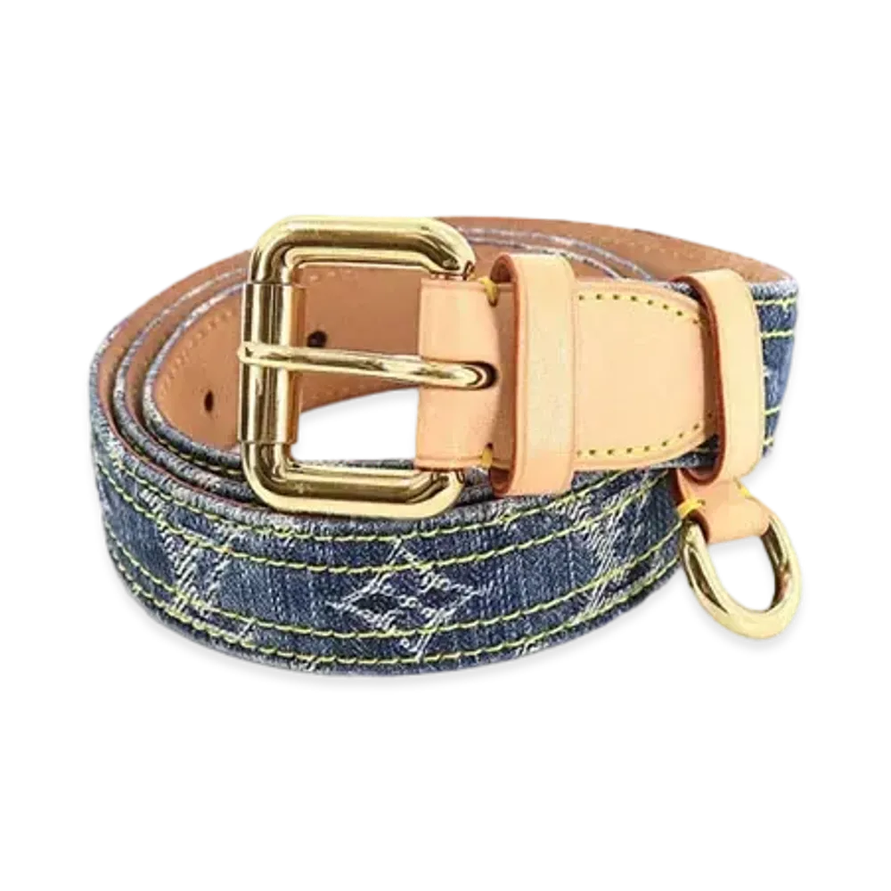 Louis Vuitton Monogram Denim Ceinture