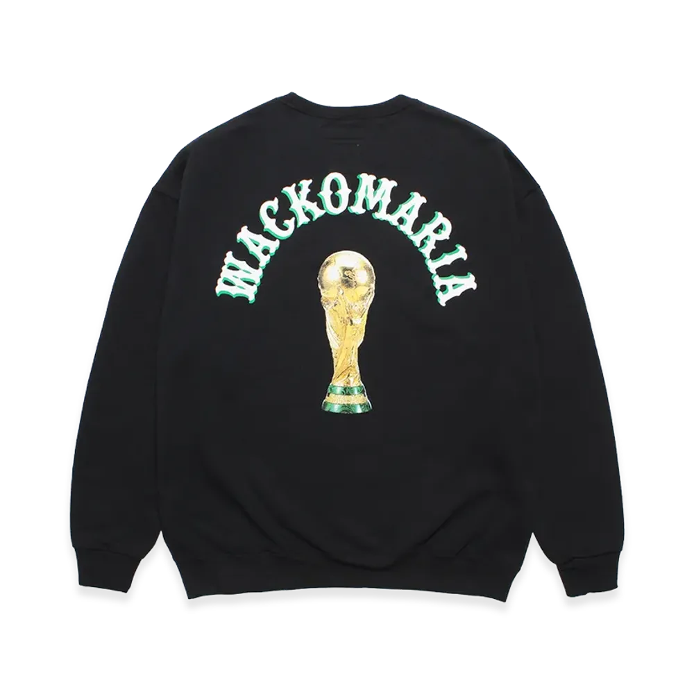 WACKO MARIA World Cup Sweat T-Shirt "Black"
