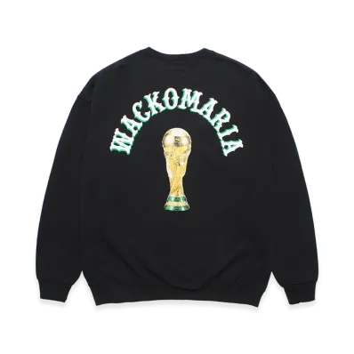 WACKO MARIA World Cup Sweat T-Shirt "Black"