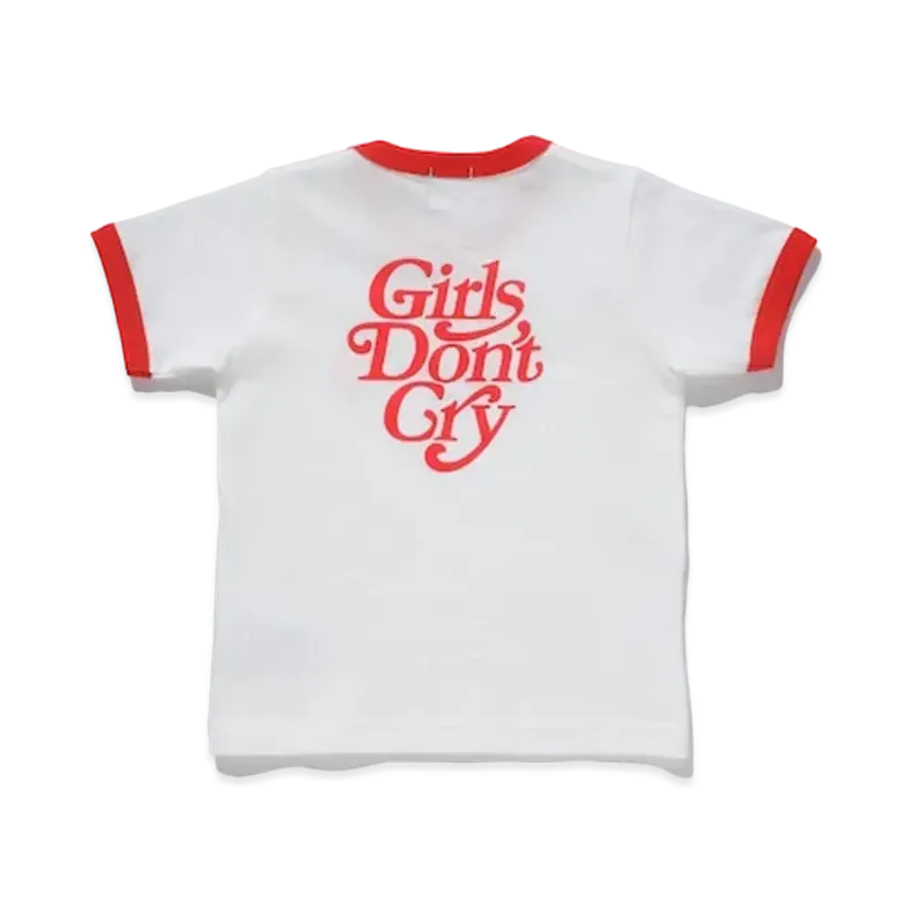 Girls Don't Cry Ringer Baby Tee1 "White/Red" / VERDY