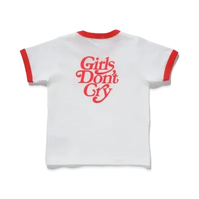 Girls Don't Cry Ringer Baby Tee1 "White/Red" / VERDY