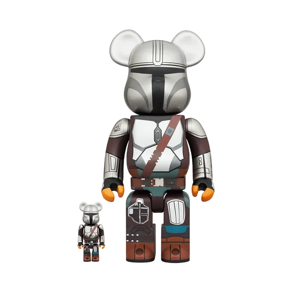 Bearbrick MANDALORIAN BESKAR ARMOR 100% & 400%