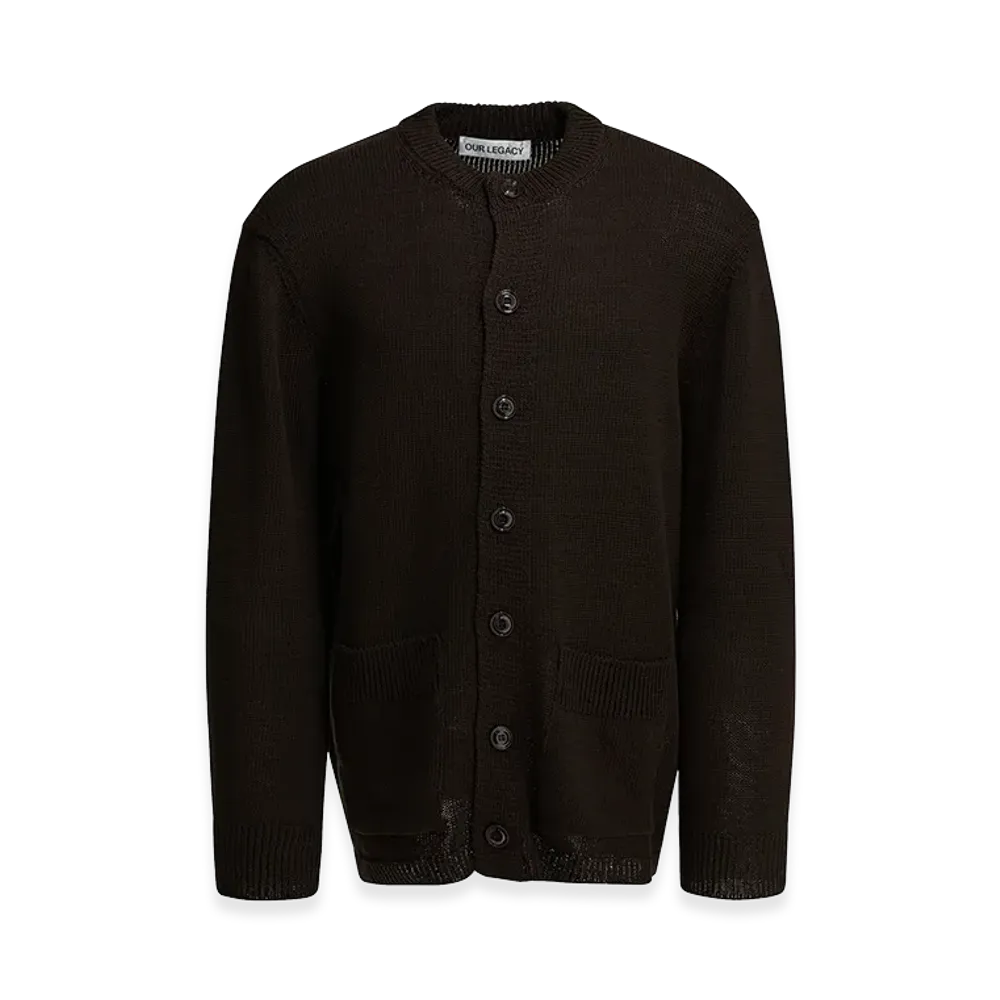 OUR LEGACY "Parlor" Cardigan "Brown"