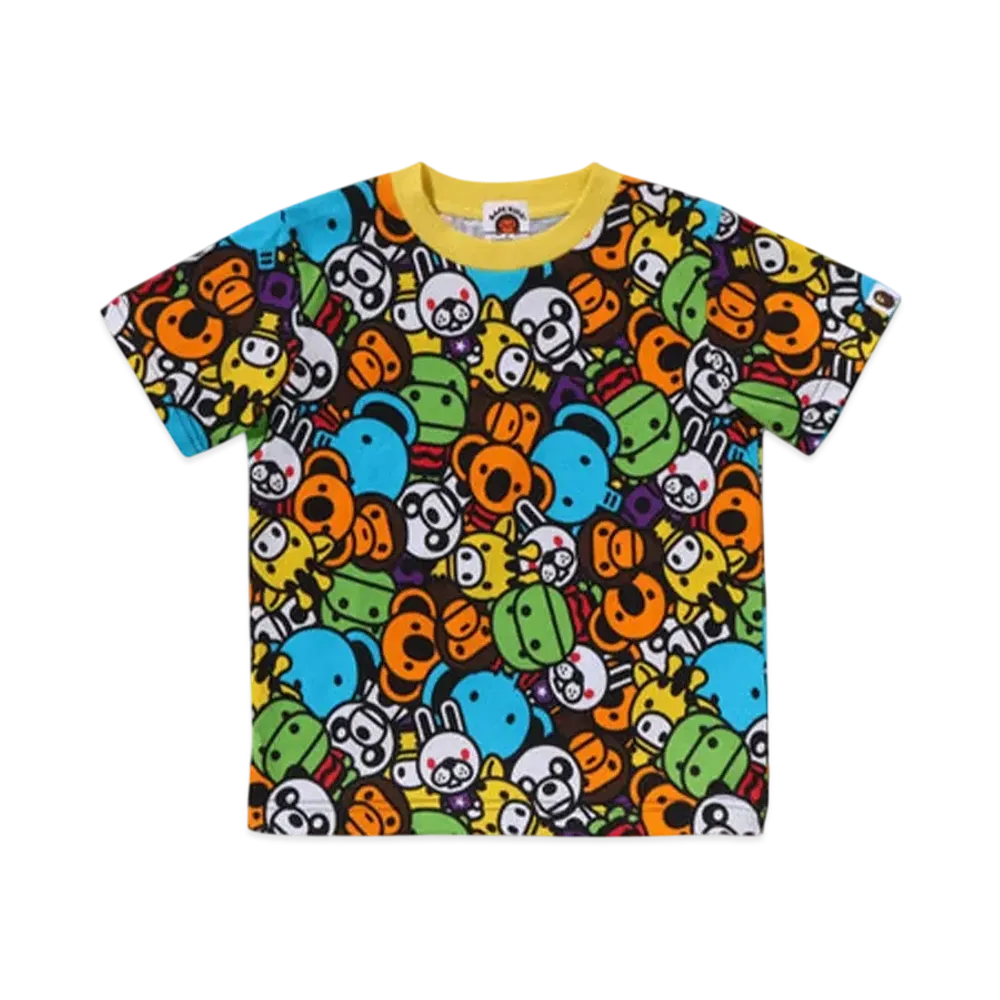 A BATHING APE Milo All Friends Tee "Multi"