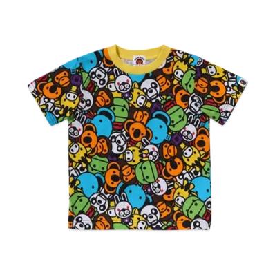 A BATHING APE Milo All Friends Tee "Multi"