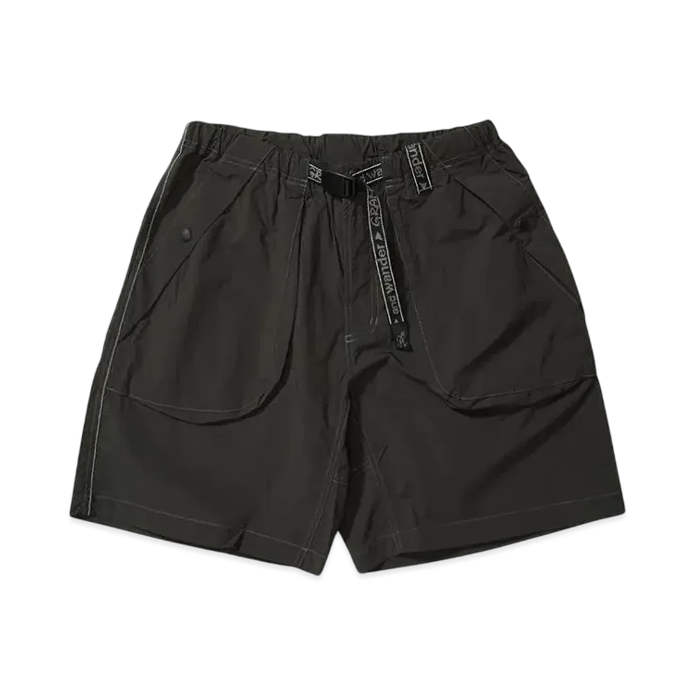 GRAMICCI x and wander brushed nylon short"CHARCOAL"