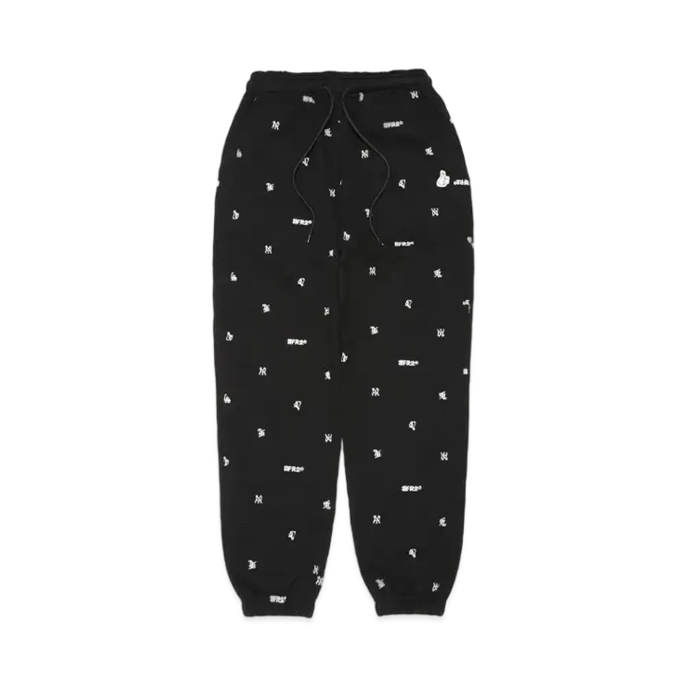 FR2 Full Pattern Icon Logo Embroidery Pants "Black"