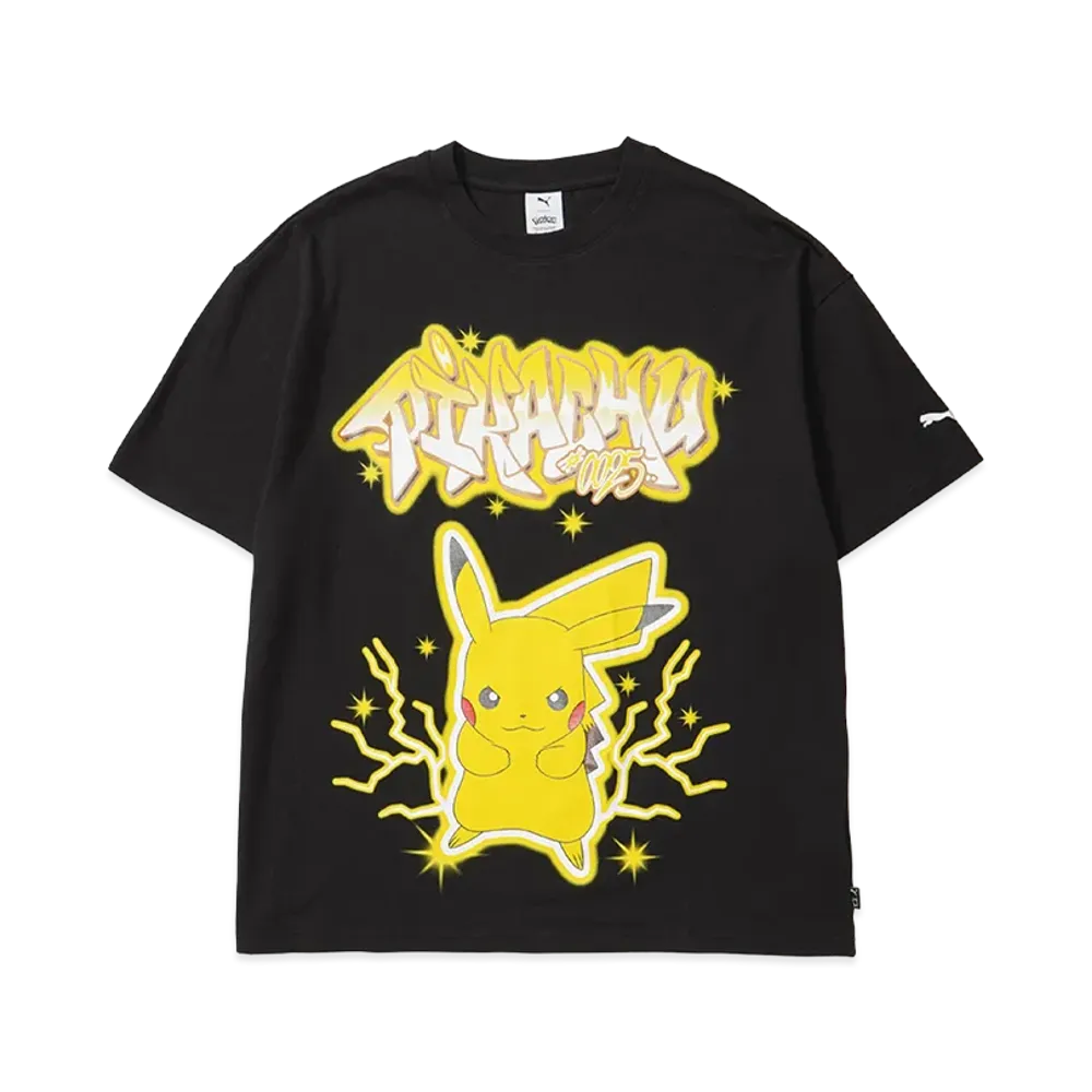 PUMA x Pokemon Pikachu S/S Tee "PUMA Black"