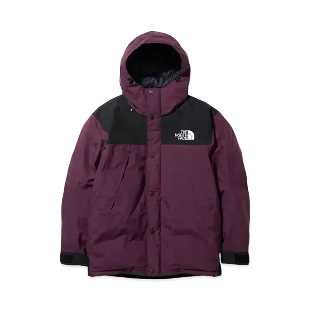 The North Face Mountain Down Jacket "Black BerryWine(BW)"