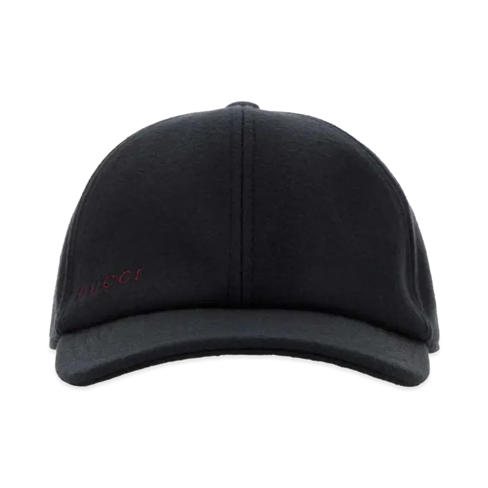 GUCCI Wool Baseball Cap "Blue"