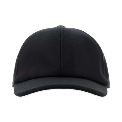 GUCCI Wool Baseball Cap "Blue"