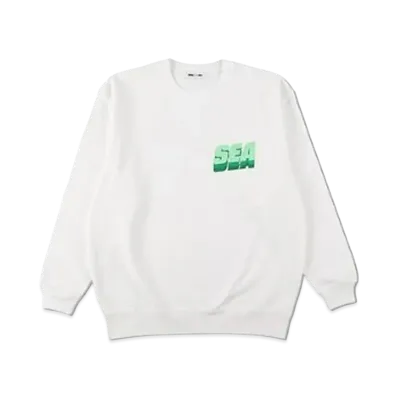 WIND AND SEA (alive) Crew neck "White"