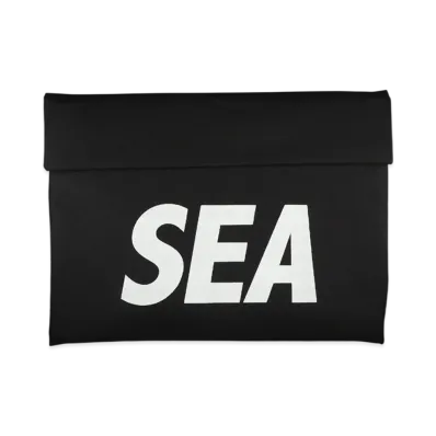 WIND AND SEA Sea Logo Laptop Case "Black"