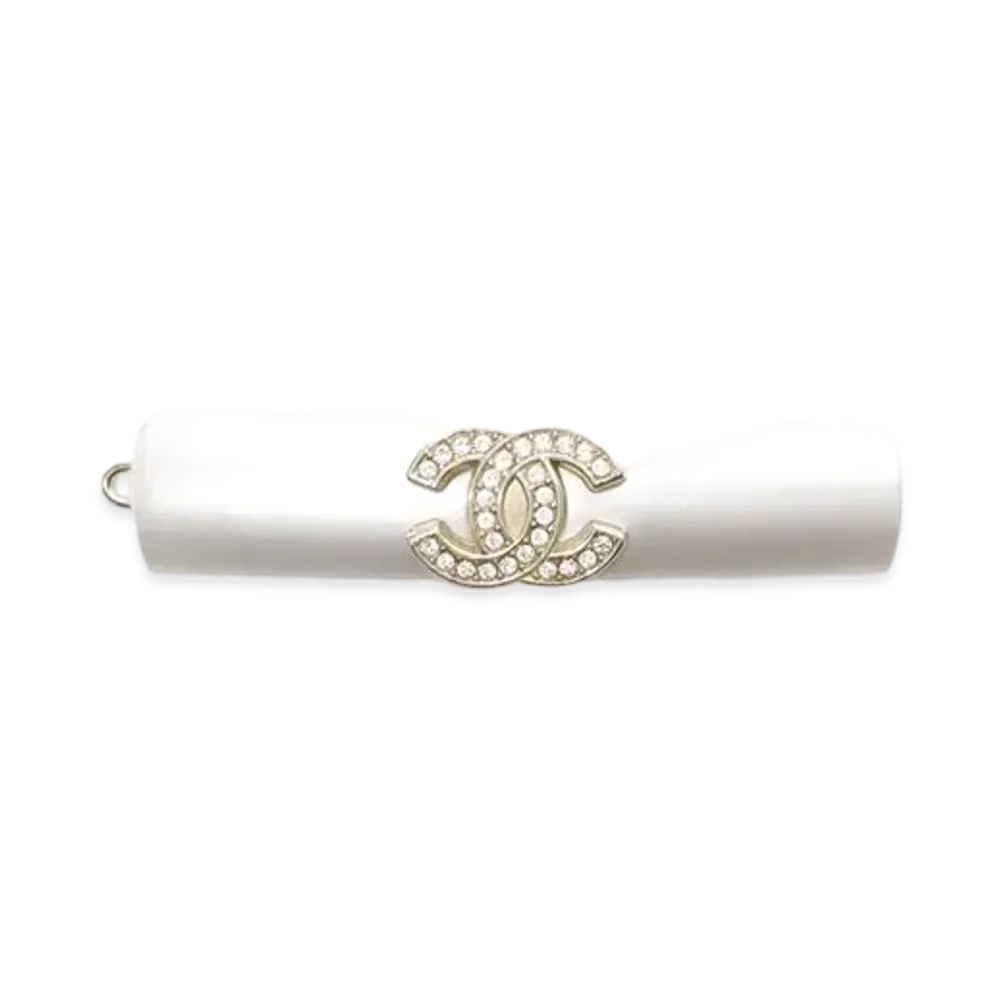 CHANEL Hair Clip "White"