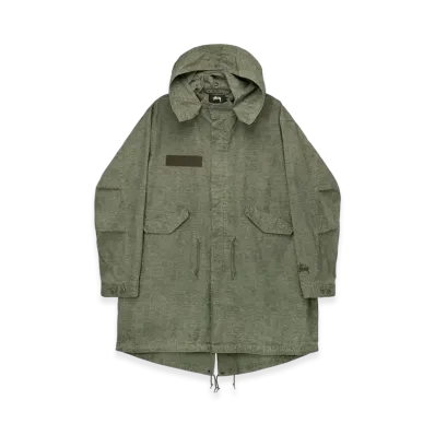 Stussy Nyco Printed Fishtail Parka "Olive"