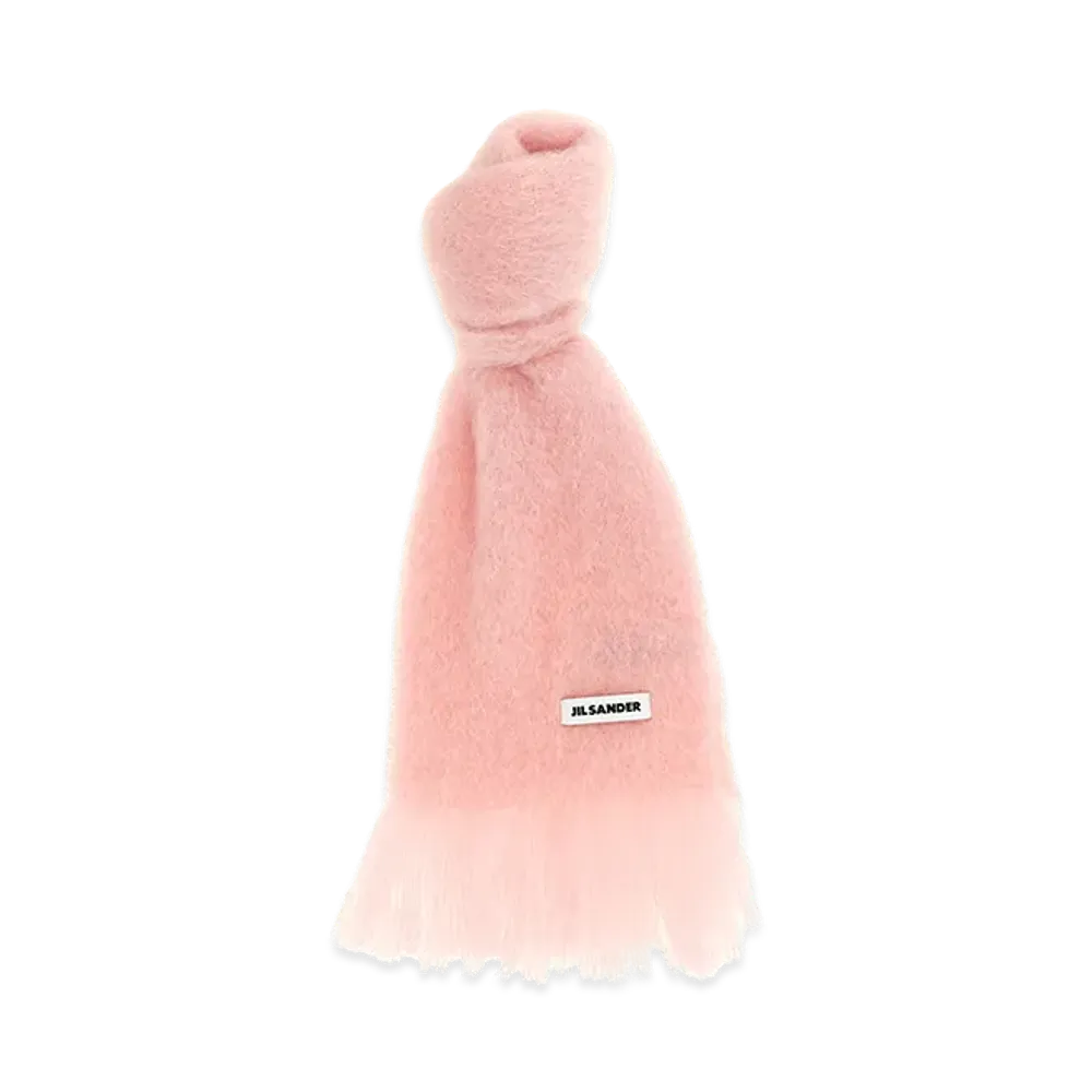 Jil Sander Women's Mohair Scarf "Pink"