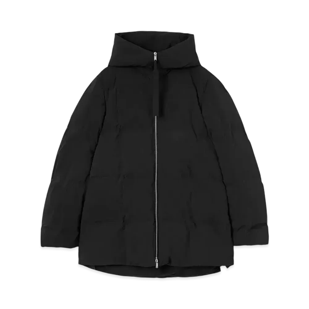 Jil Sander Women's Quilted Down Jacket "Black"