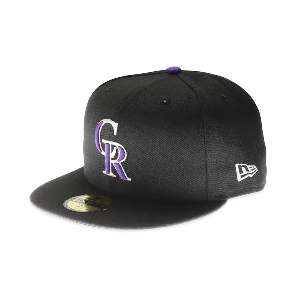 NEW ERA Rockies Authentic Cap Game "Black"