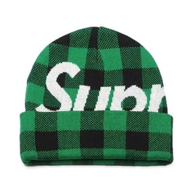Supreme Big Logo Beanie "Green"