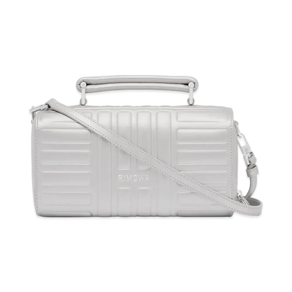 RIMOWA Groove - Leather Cross-Body Bag Small "Silver"