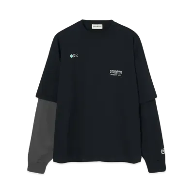 FORSOMEONE PEACE LAYERED LT "BLACK"