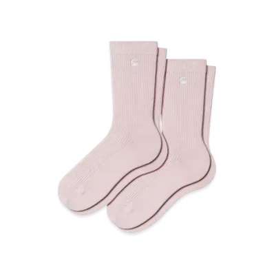 Carhartt WIP Madison Pack Socks "Air Pink/White Air Pink/White"