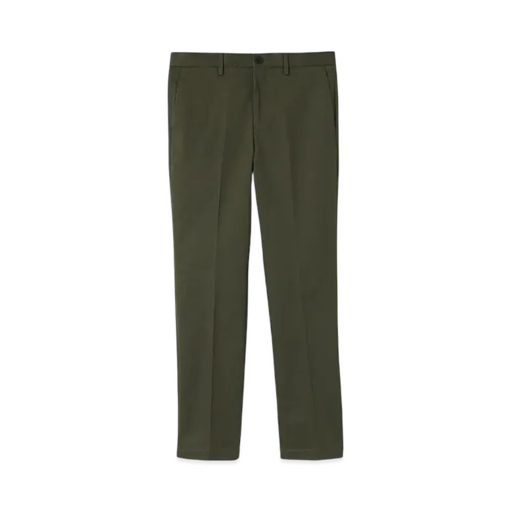Paul Smith Stretch Cotton Tapered Trousers "DrakOlive"