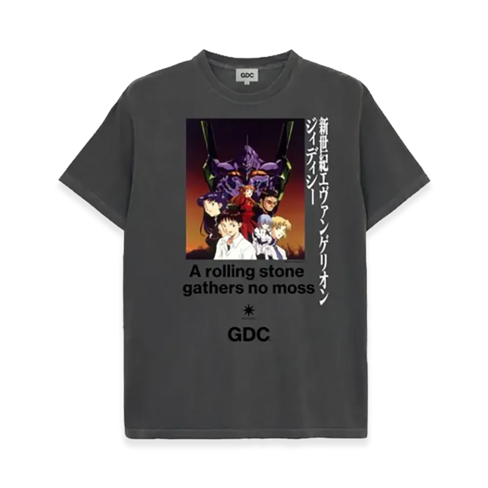 GDC x Neon Genesis Evangelion Main Visual Tee "Charcoal"