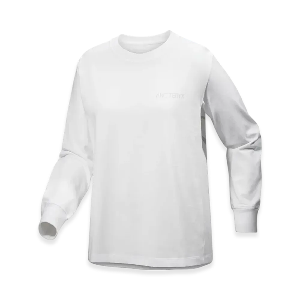 ARC'TERYX Women's Kragg Cotton Bird Crew LS "White Light/White" X000008469