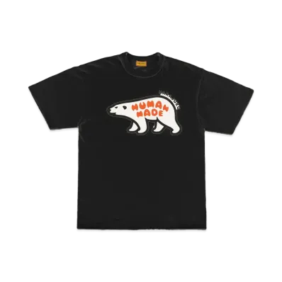 HUMAN MADE Stores Exclusive Animal Graphic T-Shirt Harajuku / Polar Bear "Black" HM29CS059