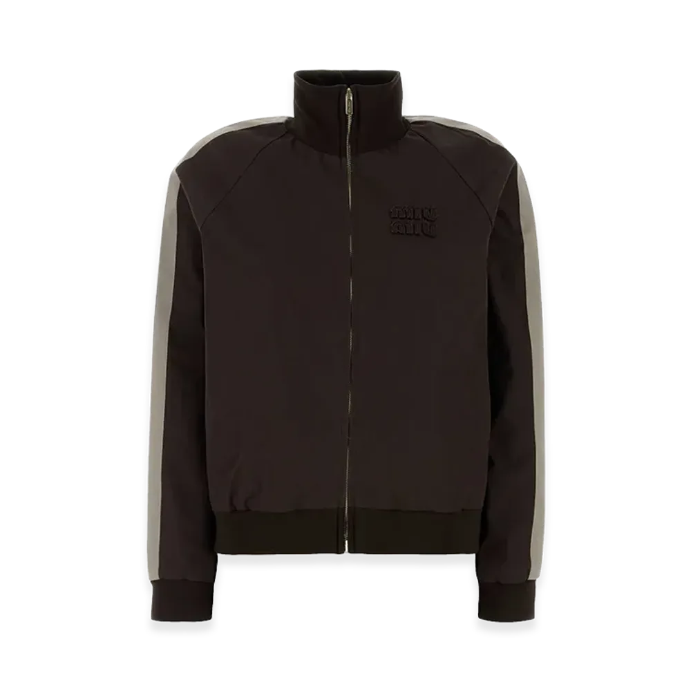 MIU MIU Women's Cotton Jacket "Chocolate Brown"