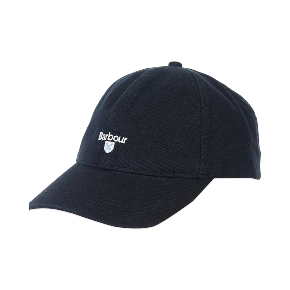 Barbour Cascade Sport Cotton 6 Panel Cap "Black"