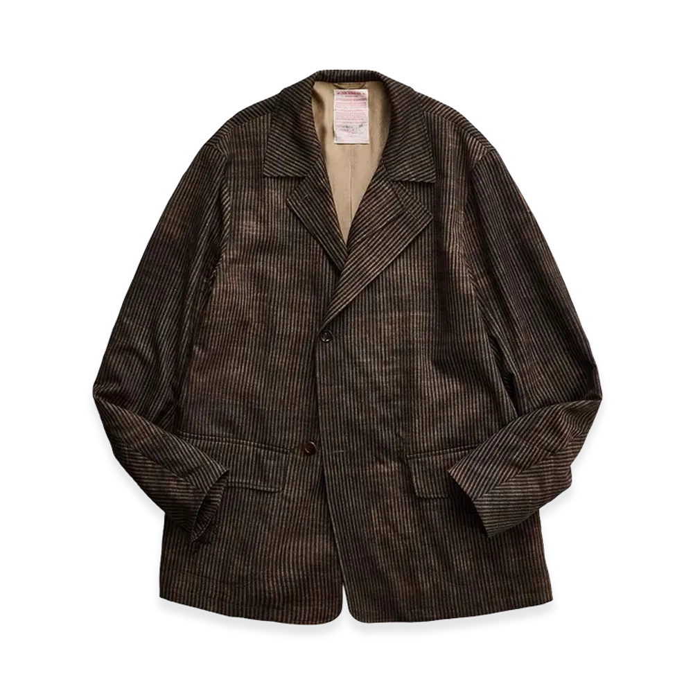 NICENESS N.Fielding Printed Stripe Hunter Jacket "Narrow Stripes"