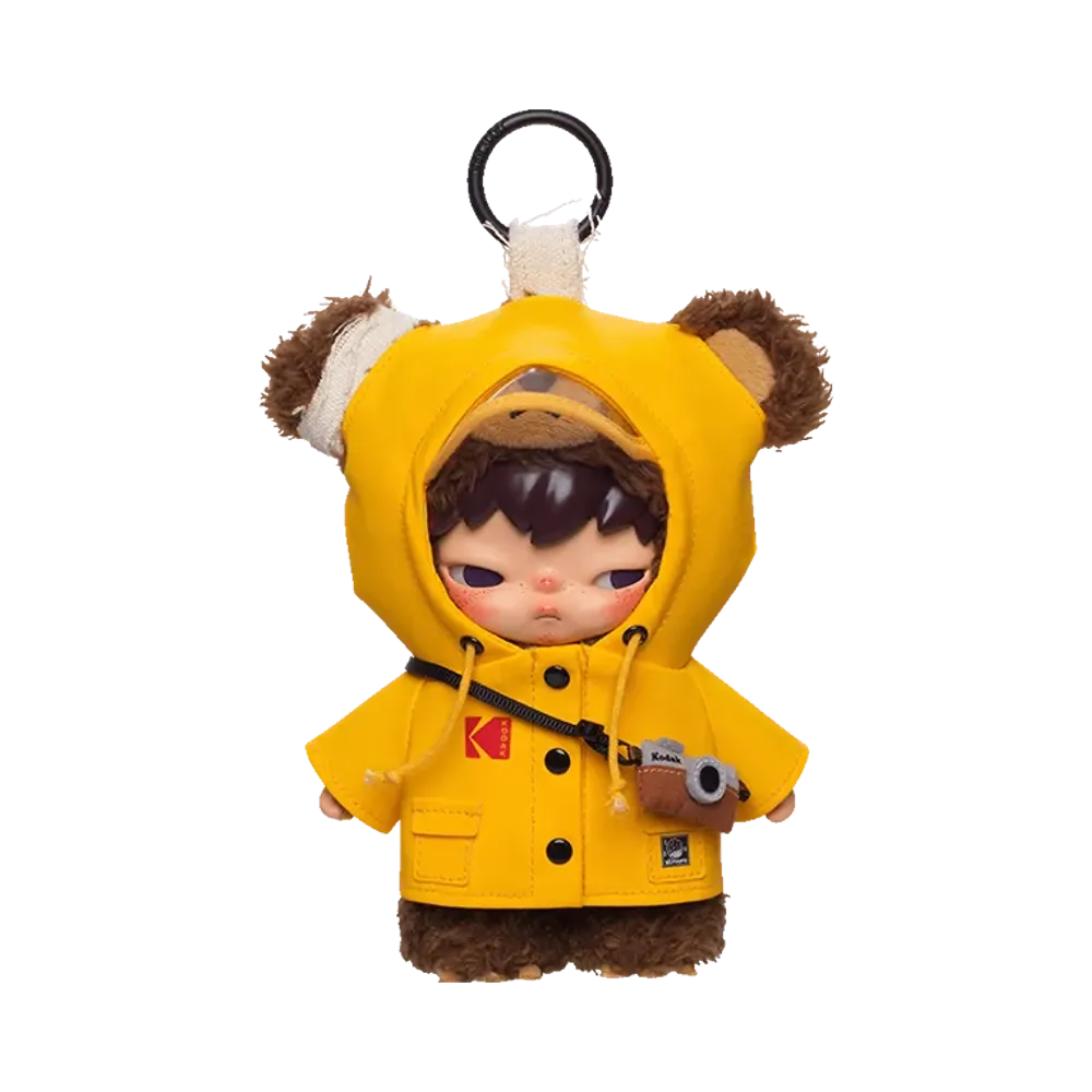 POP MART Hirono x Kodak Click Bear Plush Doll Pendant