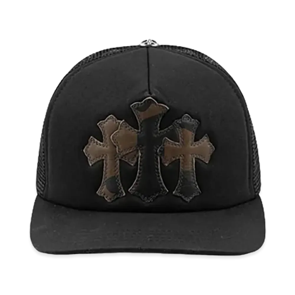 Chrome Hearts Cemetery Cross Mesh Cap "Black/Camo"