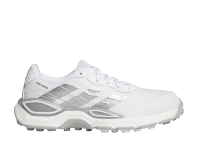 adidas Women's Codechaos 27 Spikeless Golf "Cloud White/Silver Metallic"