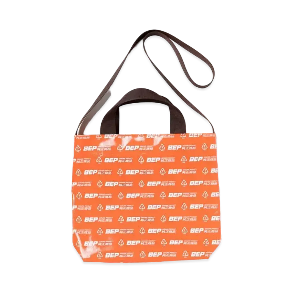 BlackEyePatch GENUINE PRODUCT PVC SHOULDER BAG "Orange"